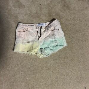 Distressed Denim Shorts